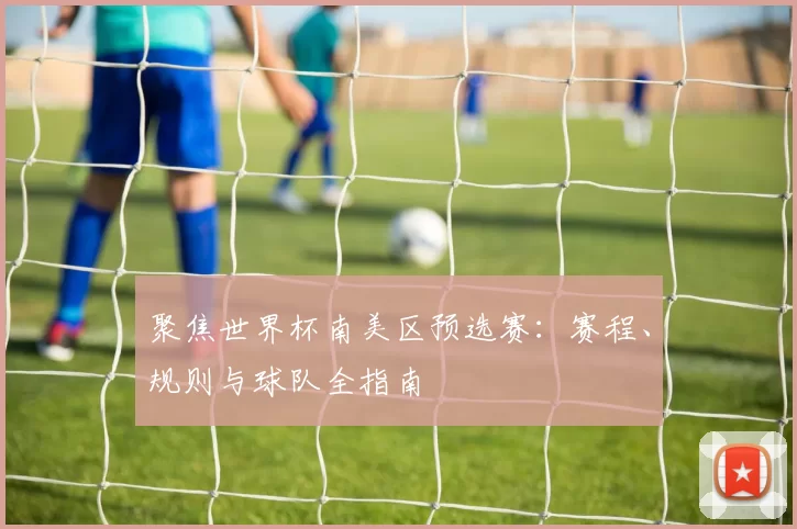 聚焦世界杯南美区预选赛:赛程、规则与球队全指南