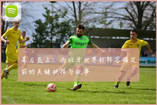 幕后直击：西班牙世界杯阵容确定前的关键抉择与故事